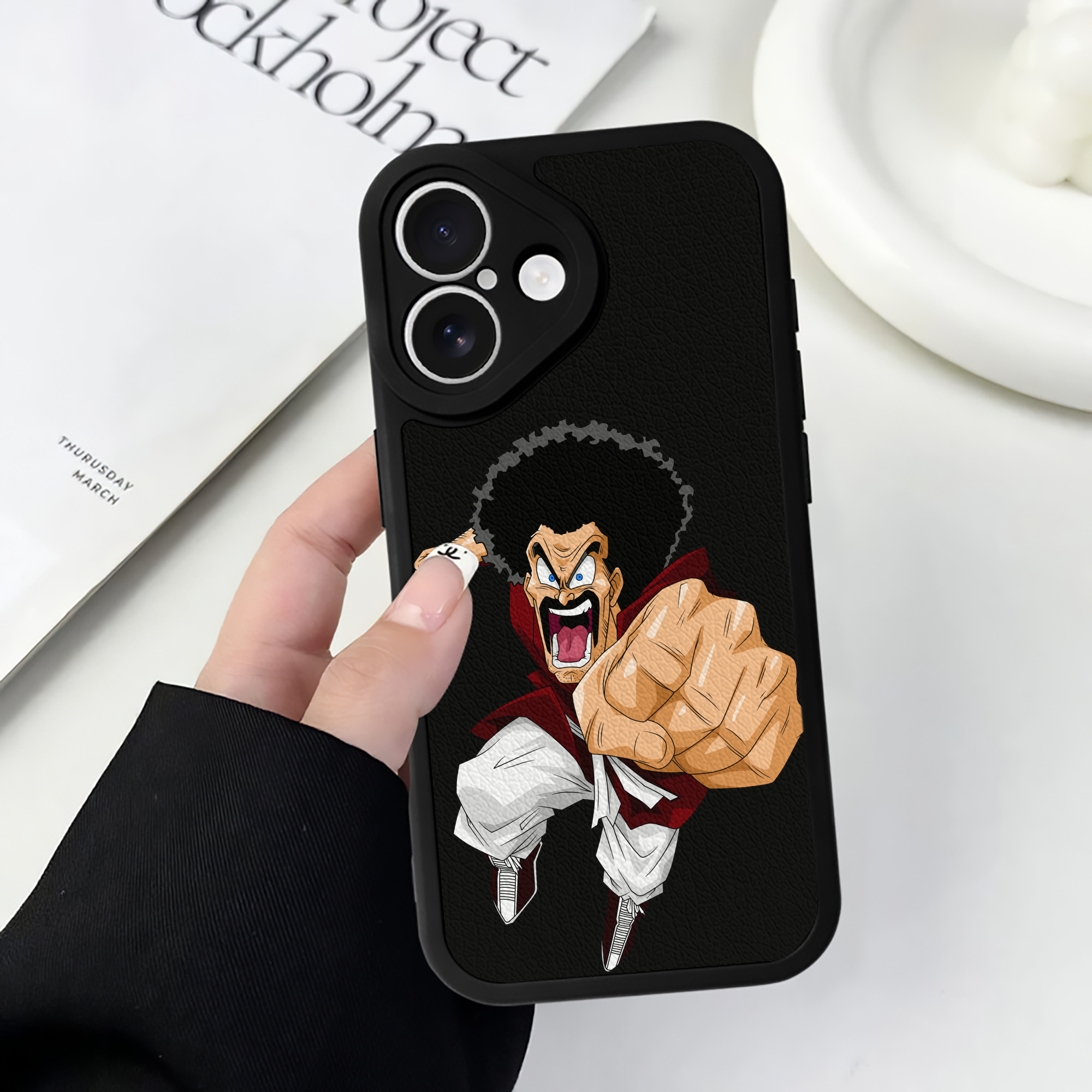 （画像用） ドラゴンボール DRAGON BALL 【iPhone 16シリーズ対応】シリコンスマホケース（レザー調） 材質：シリコン